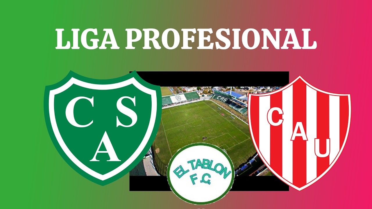 SARMIENTO - UNION EN VIVO #LIGA PRPFESIONAL