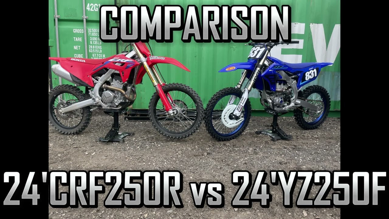 2024 CRF250R vs 2024 YZ250F
