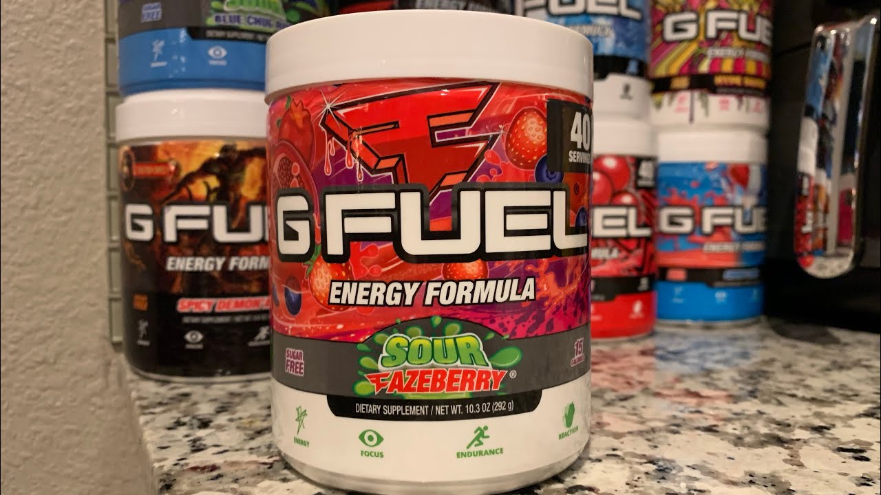G FUEL Sour Fazeberry Review And Taste Test!
