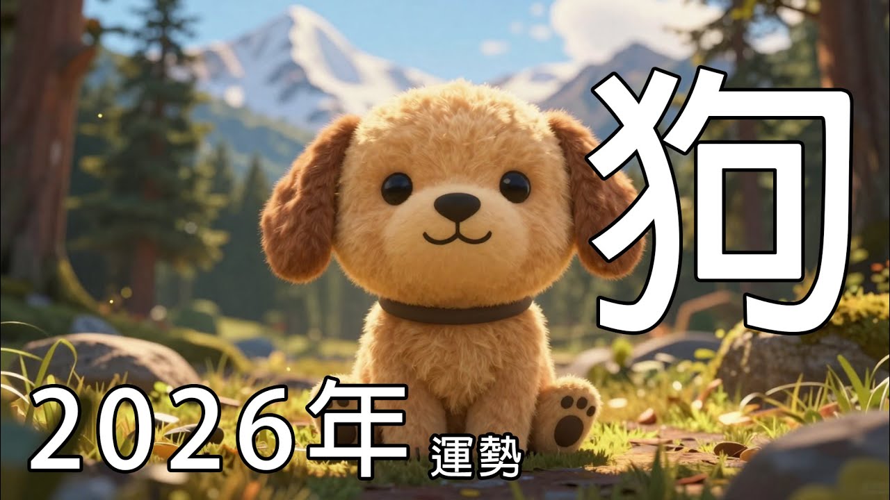 2026運勢，生肖屬【 狗 】從五行屬性看運勢。