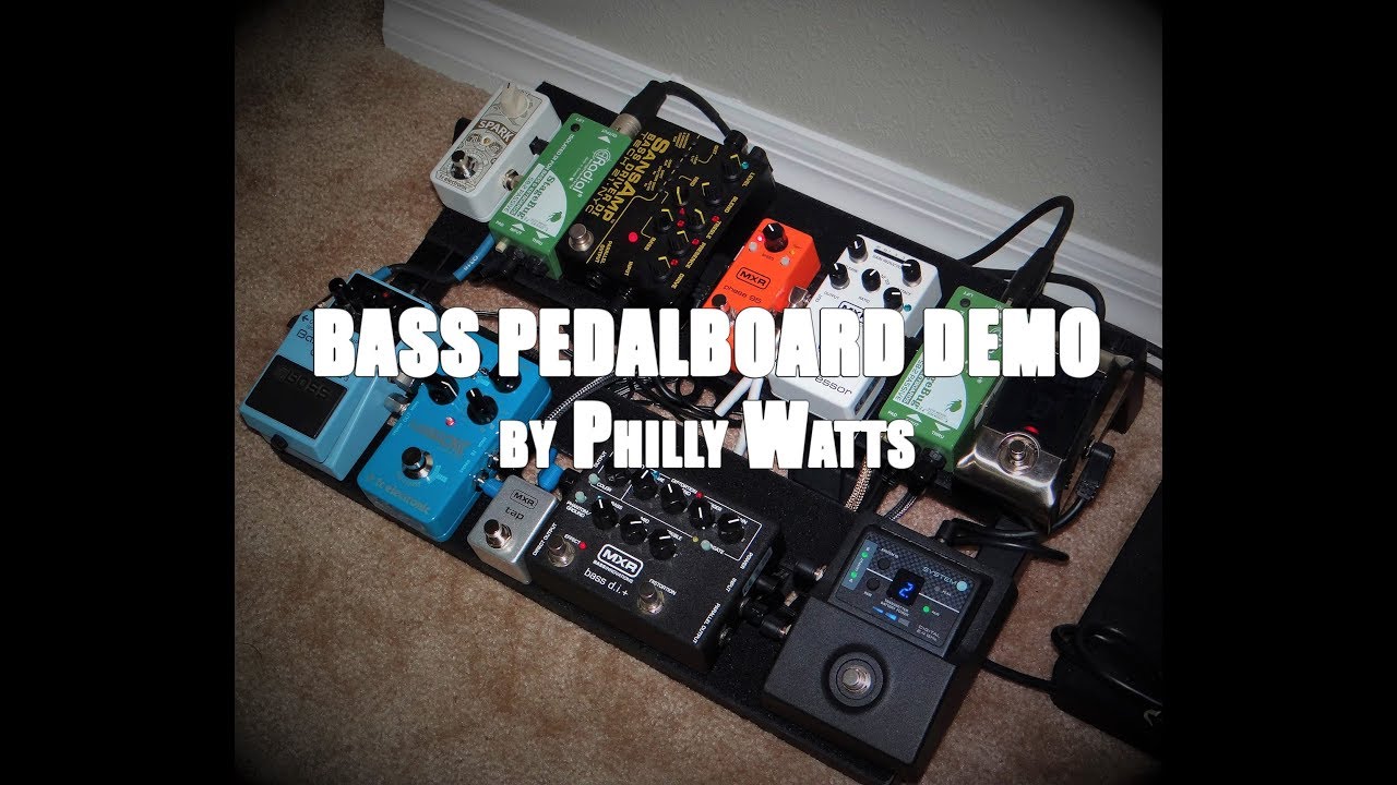 BASS PEDALBOARD DEMO: Rig Rundown by Philly Watts
