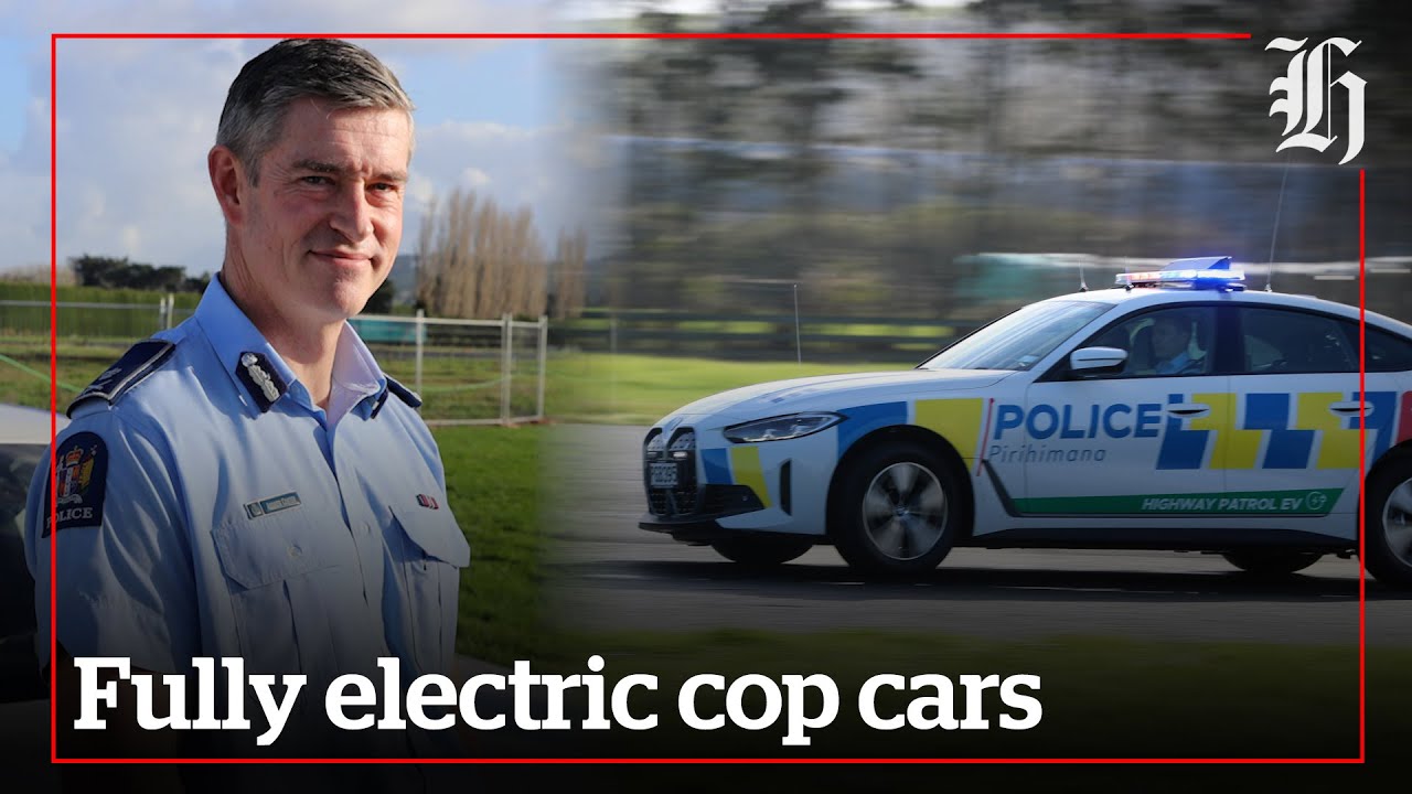See the NZ Police’s new fully electric BMW i4 in action | nzherald.co.nz