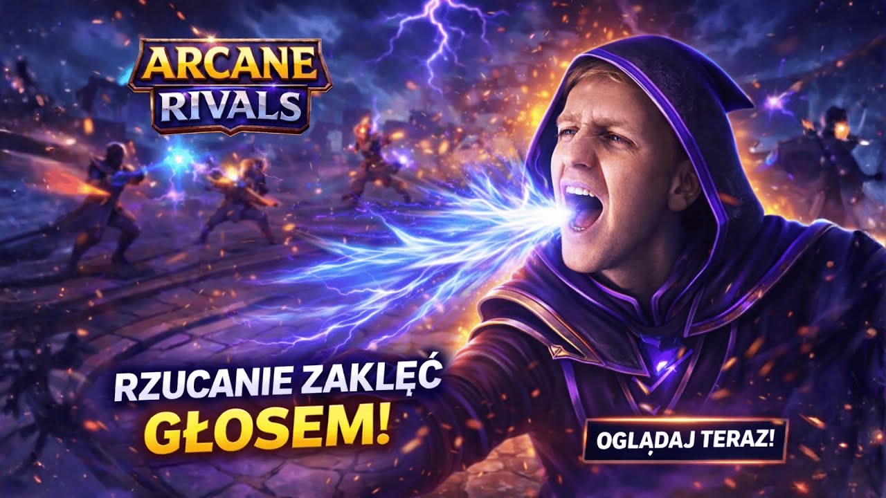 Arcane Rivals Gameplay PL - Rzucam Zaklęcia Głosem jak Prawdziwy Ninja!