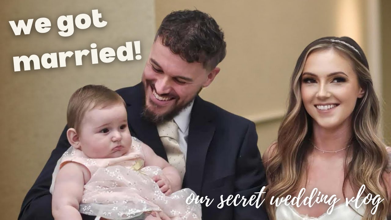 Our Secret Wedding Vlog 💍✨ (We Finally Said “I Do”)