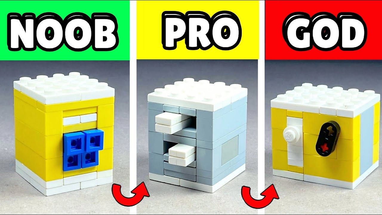 TOP 3 EASY LEGO SAFE - How to make