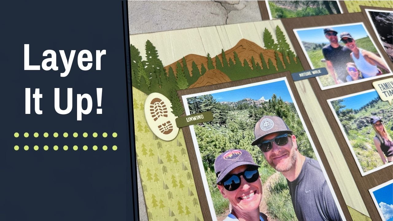 Outdoor Adventure 12x12 Scrapbooking Idea