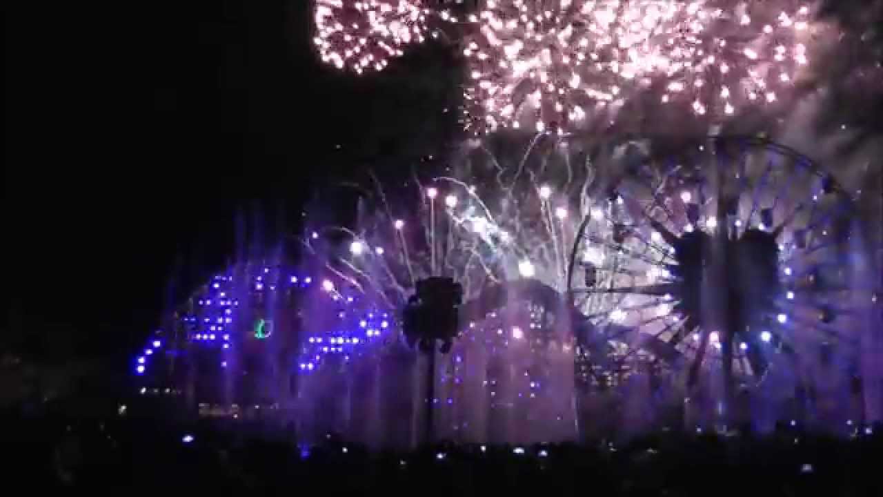 Disney's California Adventure New Years Eve Countdown to 2015 - HD