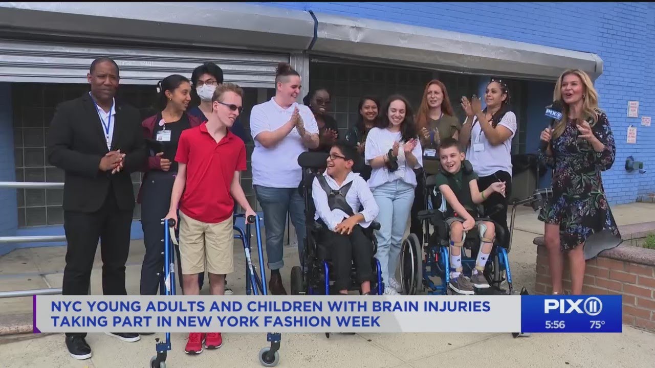 NYC young adults, children with brain injuries take part in fashion show