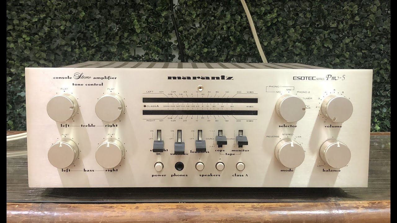 ( ĐÃ BÁN ) Amply MARANTZ PM5 Esotec, Class A, 8 sò than. Giá bán :