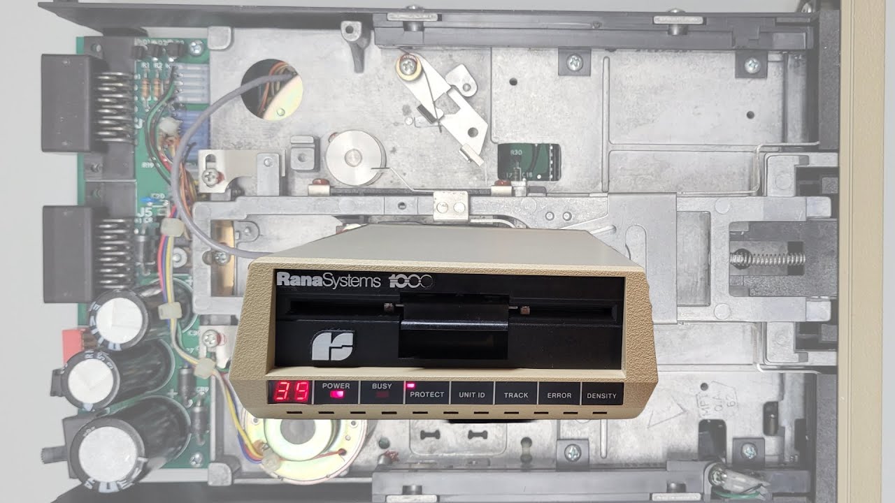 (1983-84) Rana Systems 1000 : Atari Disk Drive with a Touch Pad