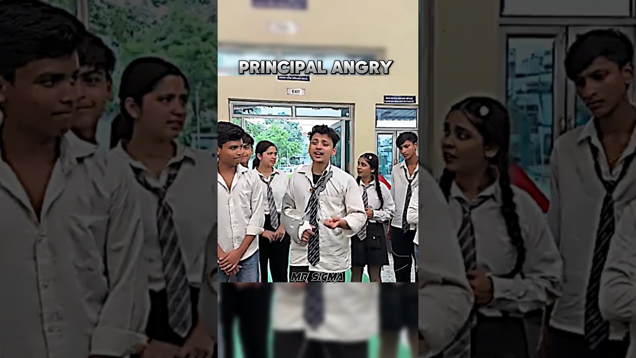 Principal Angry To Backbencher 👿👀😎 | Backbencher Power 🔥 | #principal #protest #schoollife #shorts