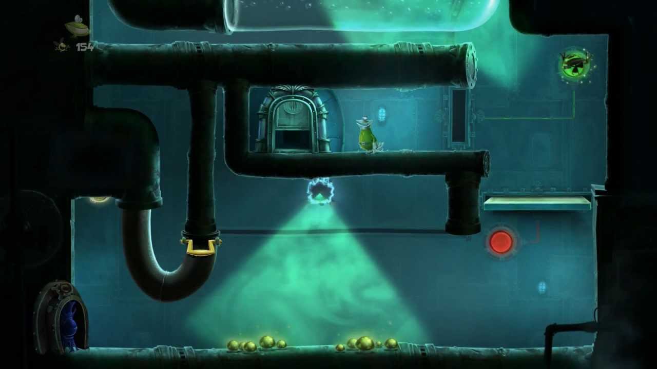 Rayman Legends - Walkthrough Part 36 - The Deadly Lights ( All Teensies - Wii U )