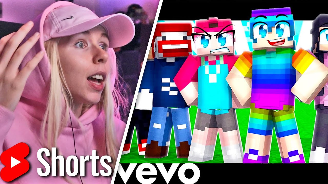 ich REAGIERE auf CANDYs MINECRAFT HELDEN SONG