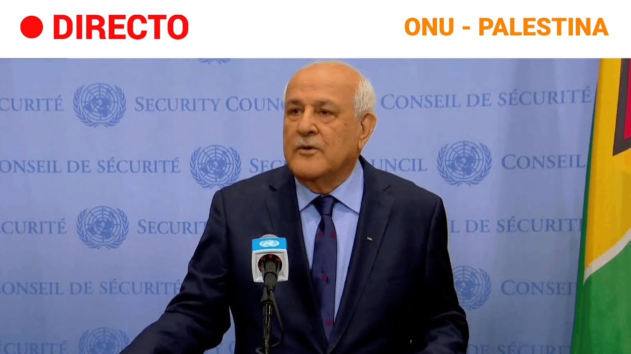 ONU: El EMBAJADOR PALESTINO AGRADECE a ESPAÑA sus ESFUERZOS para poner FIN al BLOQUEO | RTVE