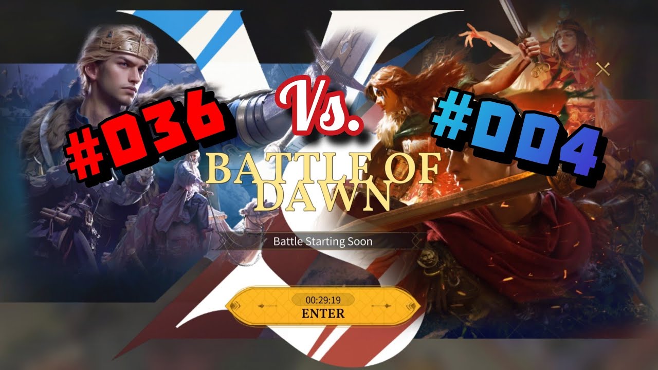 036 Vs. 004 Battle Of Dawn - Age Of Empires Mobile #ageofempiresmobile #aoemobile 