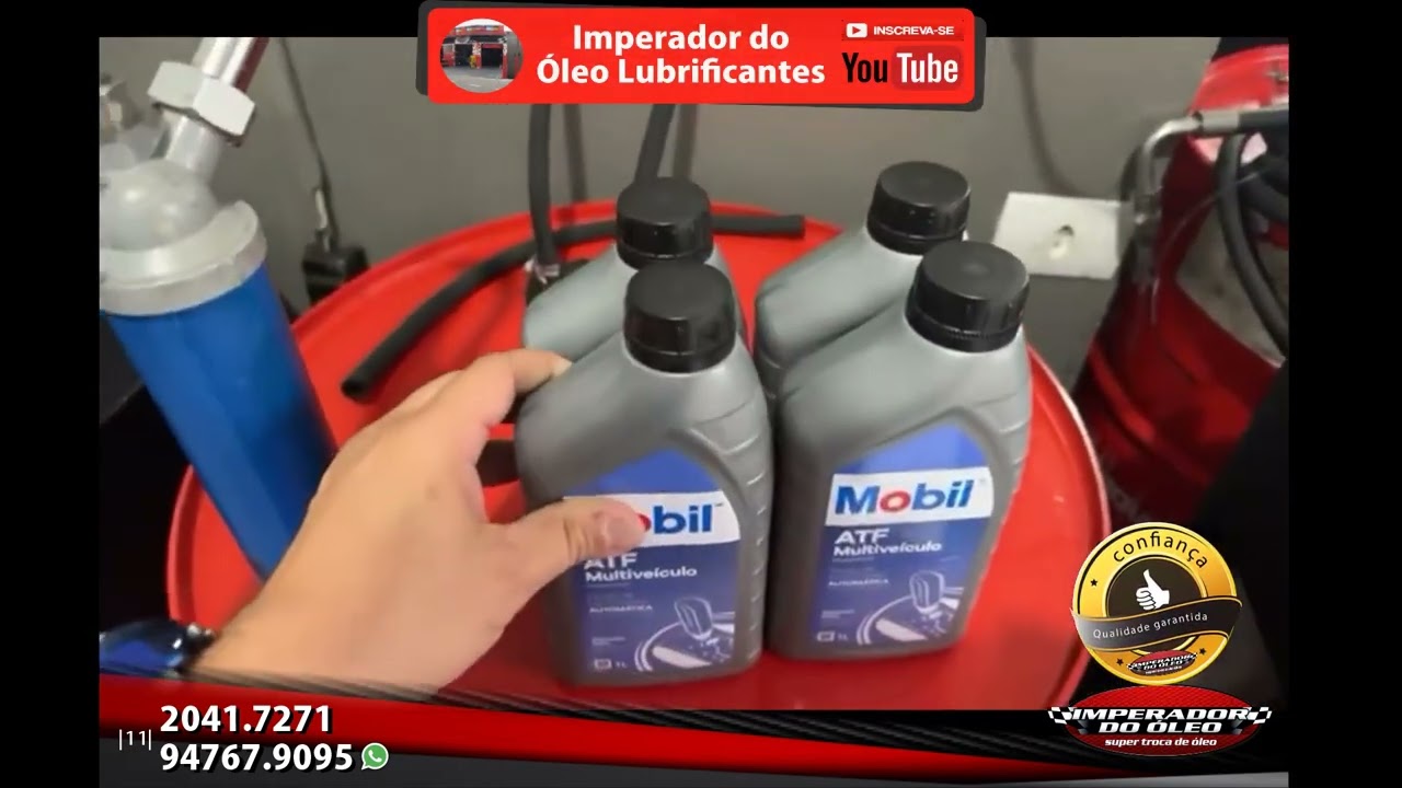 Troca total do óleo do câmbio automático Corolla híbrido - Imperador do óleo lubrificantes