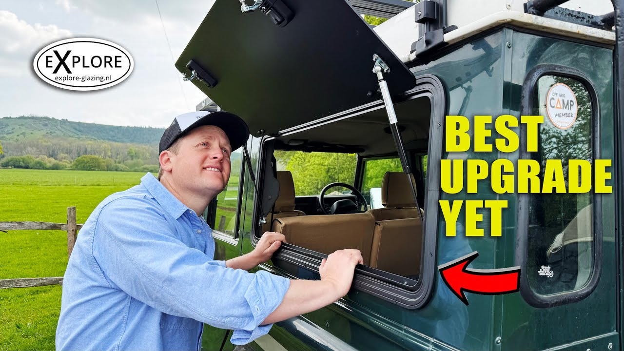 Best Upgrade To My Defender So Far: Gullwing Windows By Explore Glazing