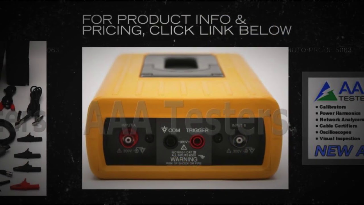 Fluke 98 Automotive Dual Channel Scopemeter
