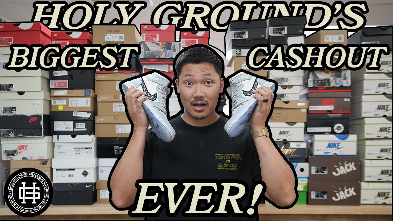THE BIGGEST SNEAKER CASHOUT IN HOLY GROUND HISTORY!!! + a GIVEAWAY!