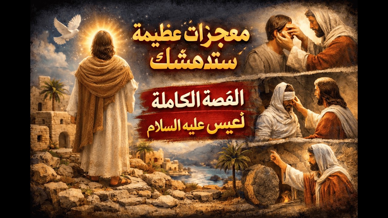 عيسى بن مريم عليه السلام كاملة | معجزات عيسى ورفعه إلى السماء #اكسبلور #رمضانمبارك #jesus #video
