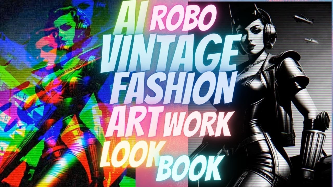 AI ROBO VINTAGE FASHION LOOKBOOK 😍😎 #AIFASHION #AIART #AIHAIRSTYLE #vintage #vintagestyle