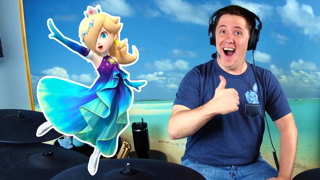 Галактика Гасти Гарден из Mario Kart World на барабанах!
