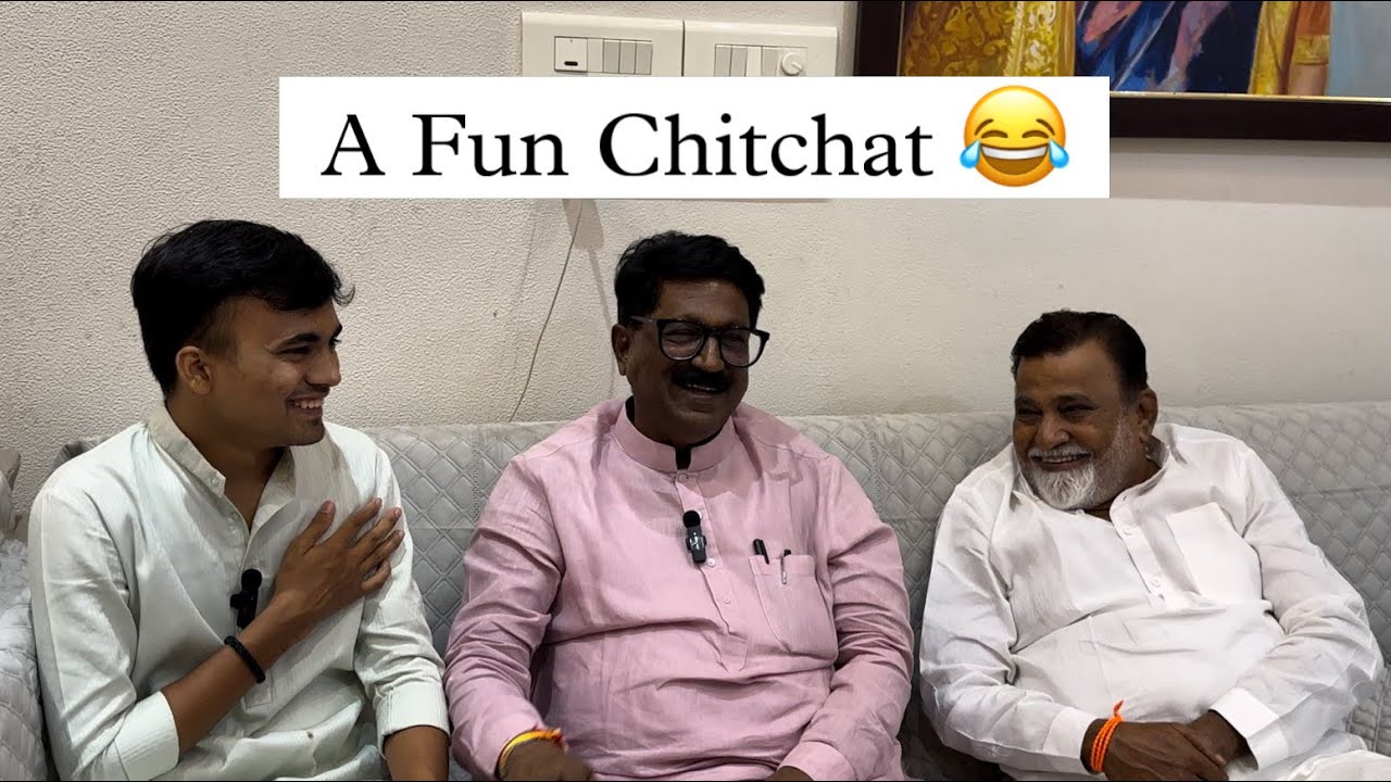 Chitchat with Member of Parliament Arvind Sawant Saheb 😊