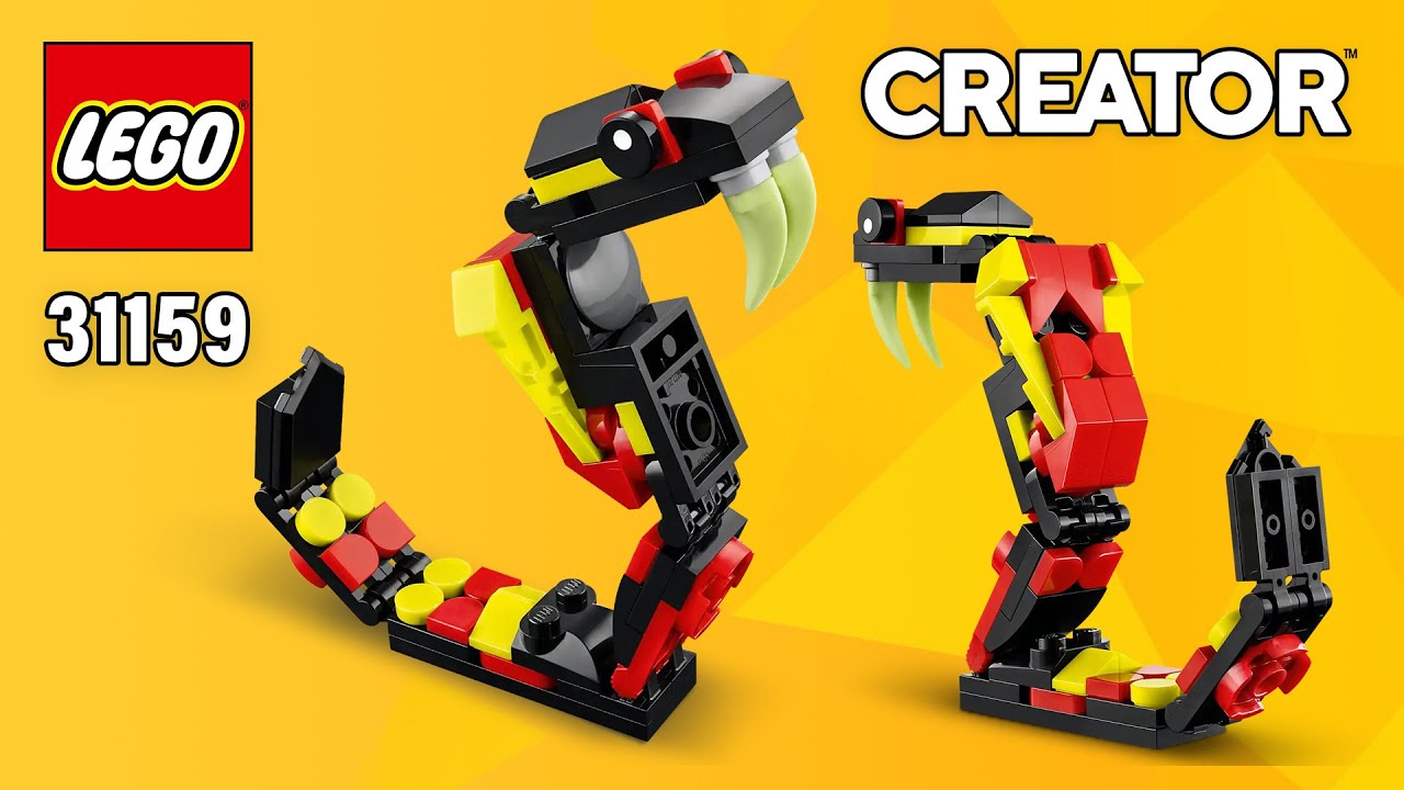 LEGO Snake (31159) from Creator 3in1 Wild Animals: Surprising Spider | Building Instructions | TBB