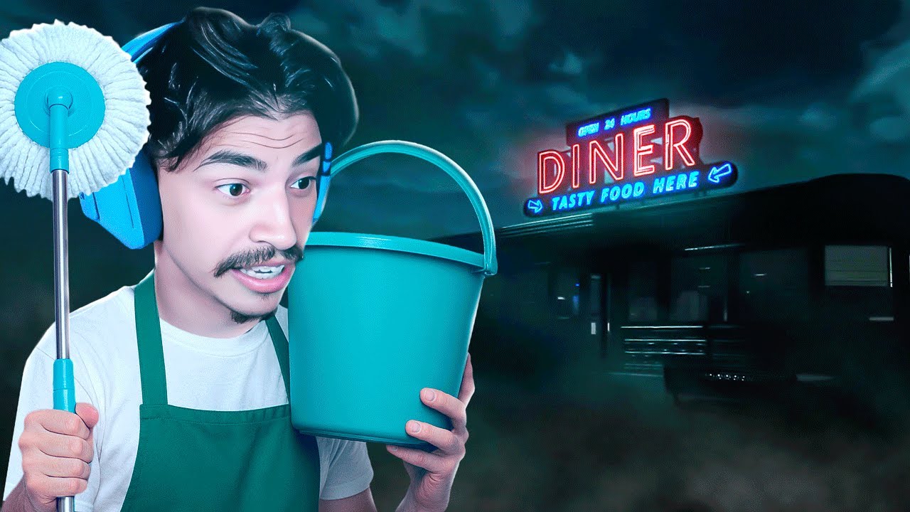 TRABALHAR NA LIMPEZA DESSE RESTAURANTE NÃO FOI UMA BOA IDEIA! - Creepy Shift: Roadside Diner
