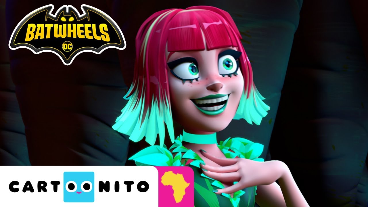 Poison Ivy Tries to Put Gotham to Sleep  | Batwheels | Cartoonito Africa