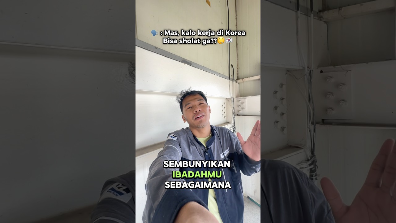Kerja di korea boleh sholat ga??🇰🇷😭 #sananaguma #korea  #madhanghajja