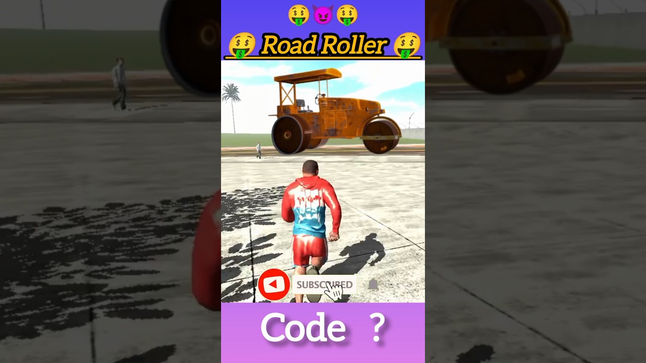 Road Roller Cheat Code 🤑 in Indian Bike Driving 3d | road roller new update #shorts #ytshorts #gta