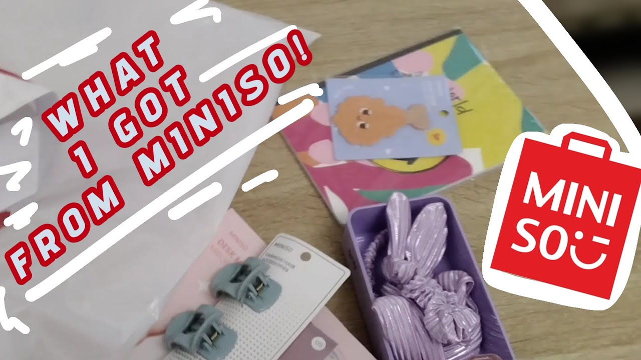 WHAT I BOUGHT FROM MINISO! || MINISO
