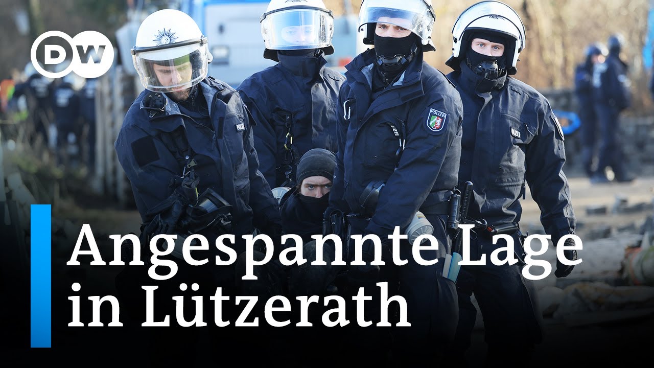 Aktivisten harren trotz R&auml;umung in L&uuml;tzerath aus | DW Nachrichten