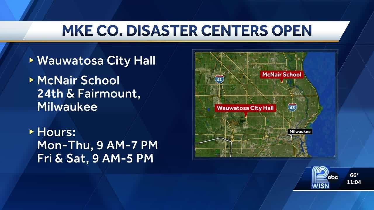 FEMA centers open in Milwaukee County to support flood victims