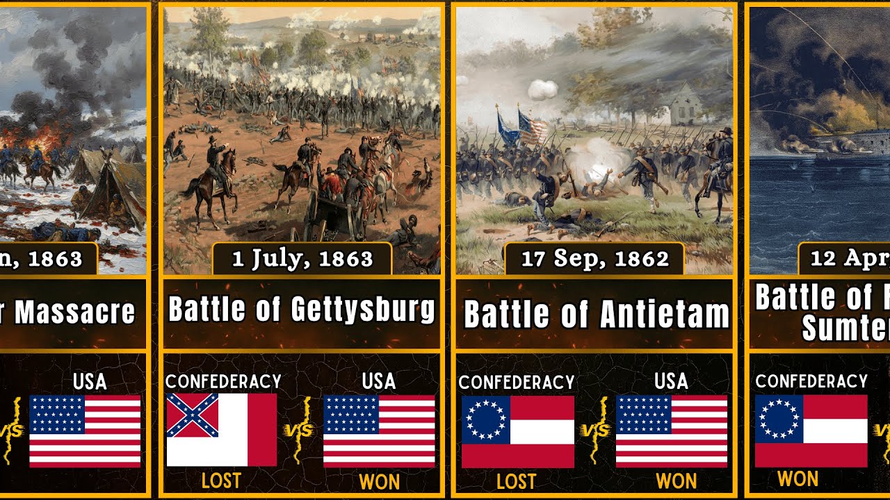 The American Civil War Timeline (1861&ndash;1863) | Part 1