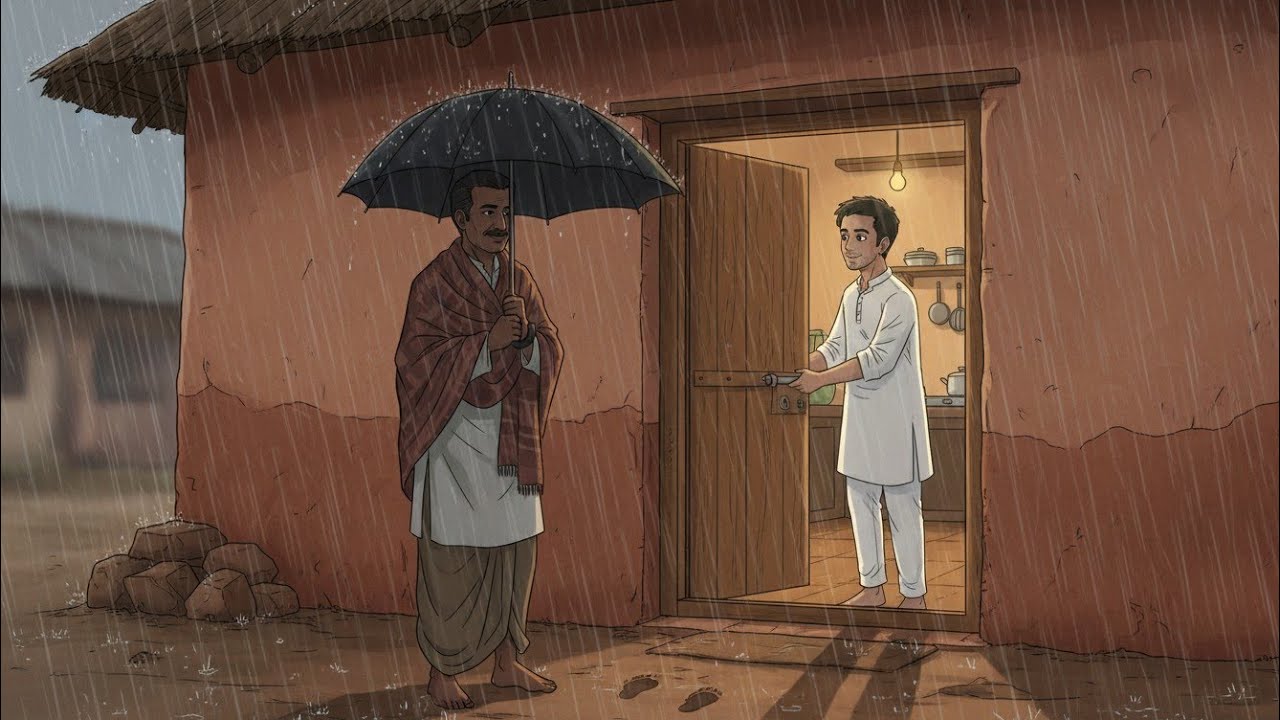 Rainy Evening Cooking in Village Home | Family & Guest Dinner | Ghibli Style