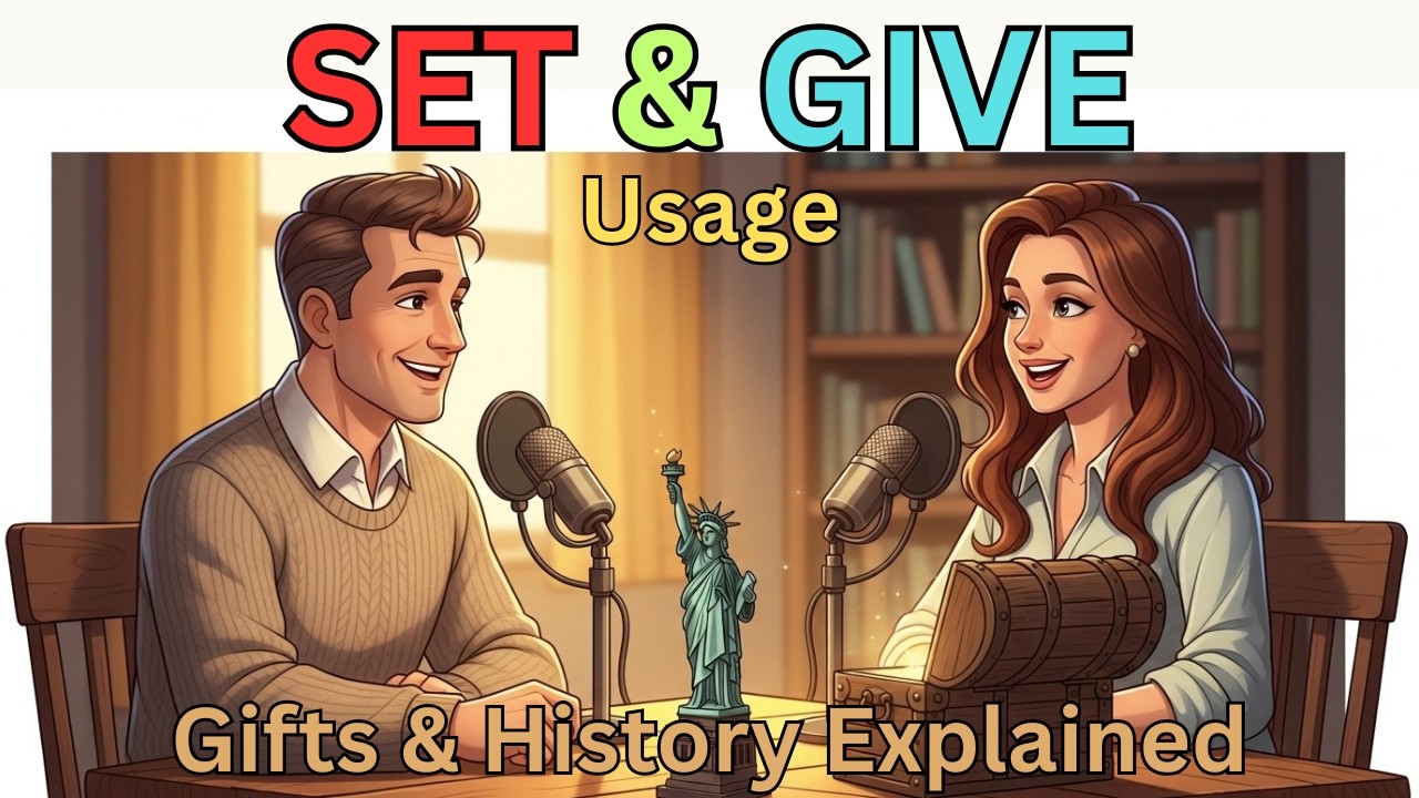 The BIGGEST Mistake ESL Learners Make with SET & GIVE Verbs | Lear SET $ GIVE Verbs