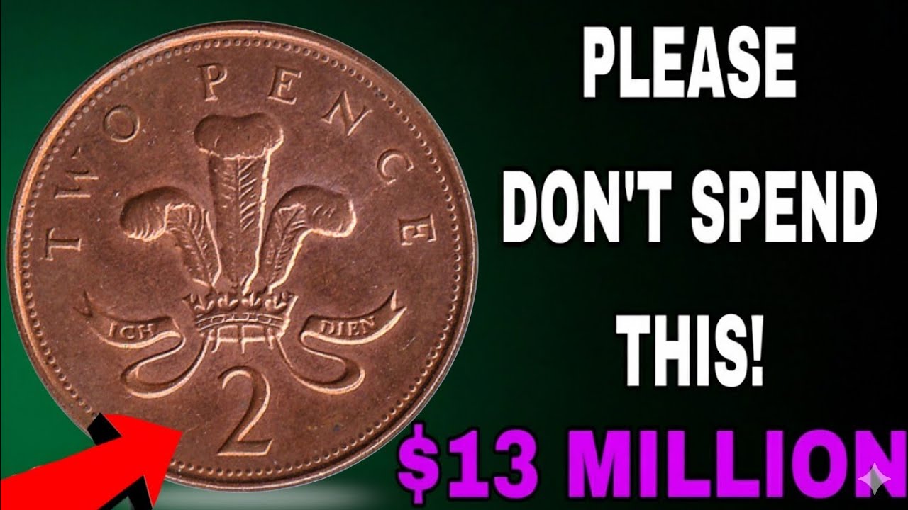 TOP 4 UK Two Pence Elizabeth Coins | 1981, 1988, 1993 & 1980