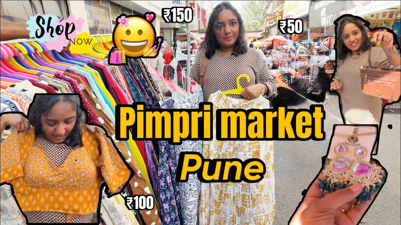 Pimpri market 💃🏻|Shagun chowk | #streetshopping #pimprichinchwad #pimpri #shopping #pune #fashion 