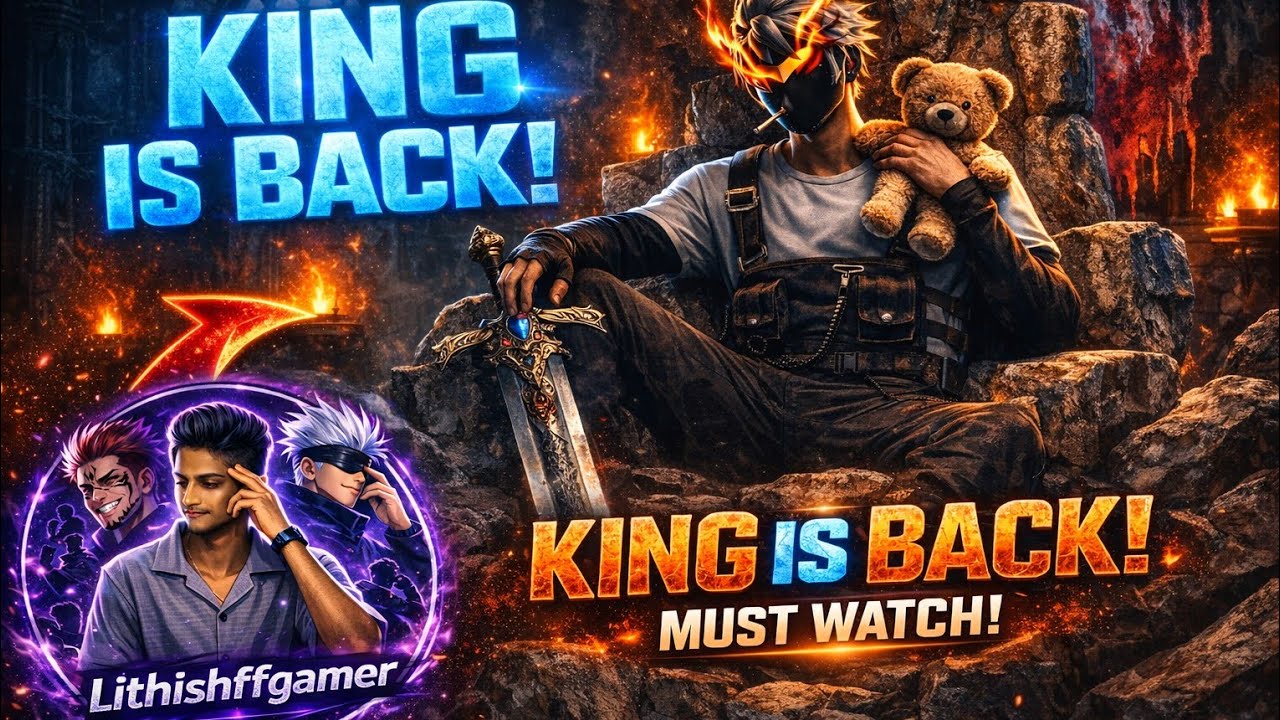 My Last Match 🫣 Rank Push Live 🙂‍↕️ | Lithishffgamer ✴️ #trending