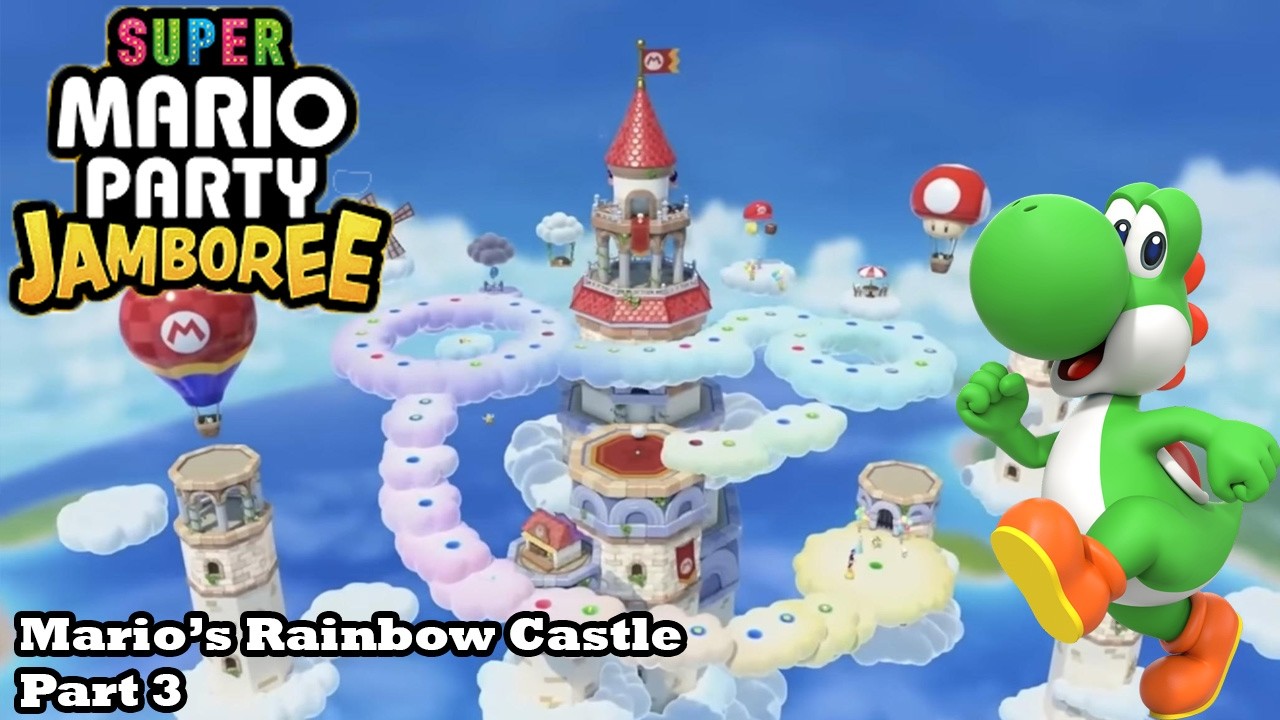 Слим играет в Super Mario Party Jamboree - Радужный замок Марио - Часть 3/3