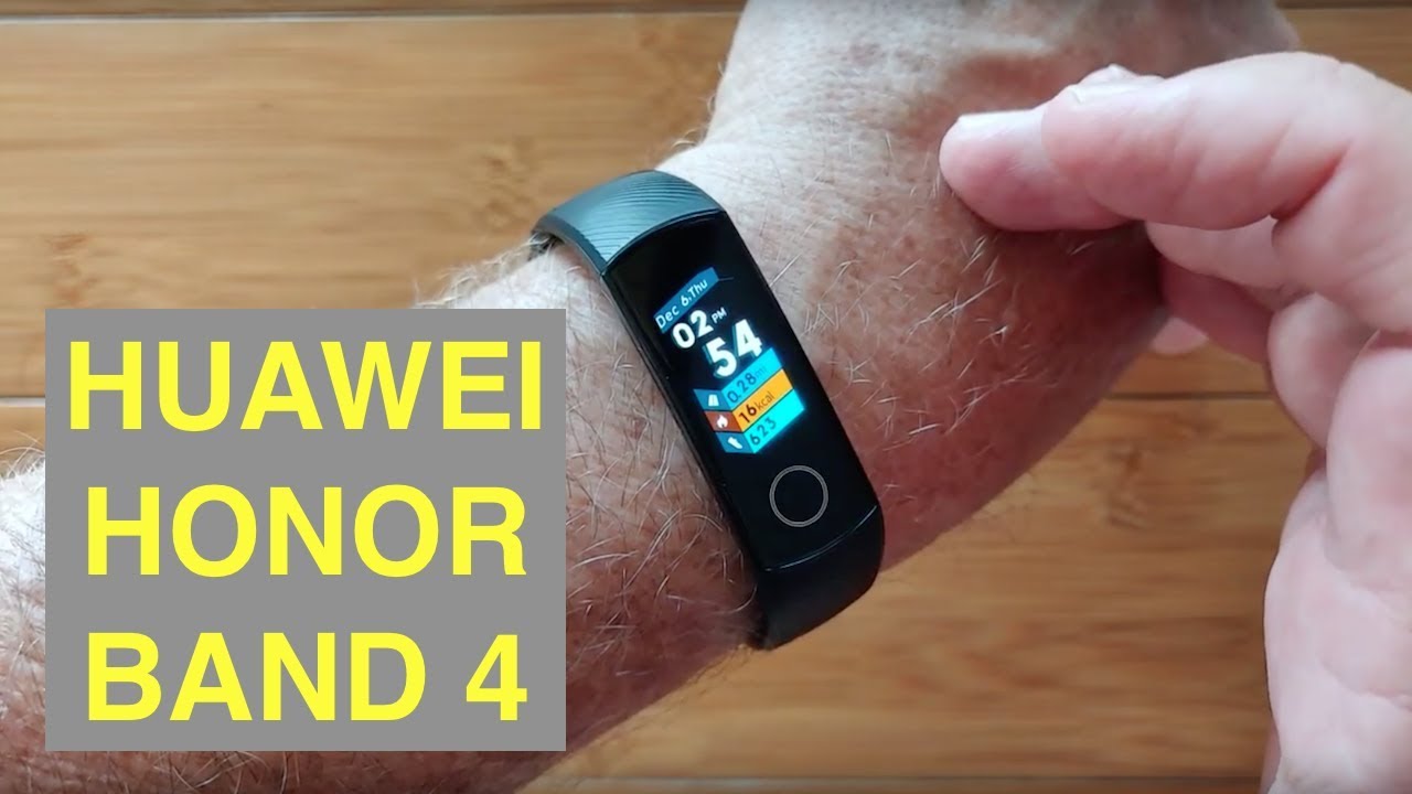 HUAWEI Honor Band 4 IP68 5ATM Waterproof Advanced Fitness Bracelet: Unboxing and 1st Look