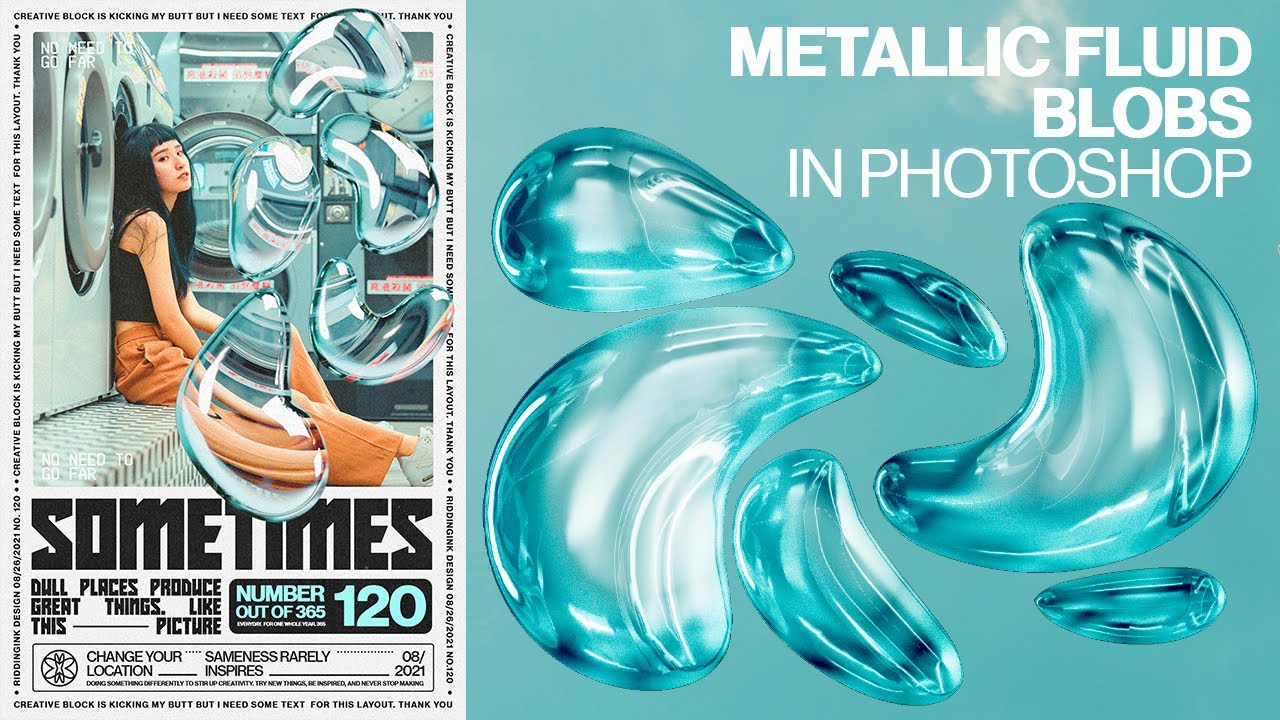 METALLIC CHROME ORBS IN PHOTOSHOP [Tutorial]