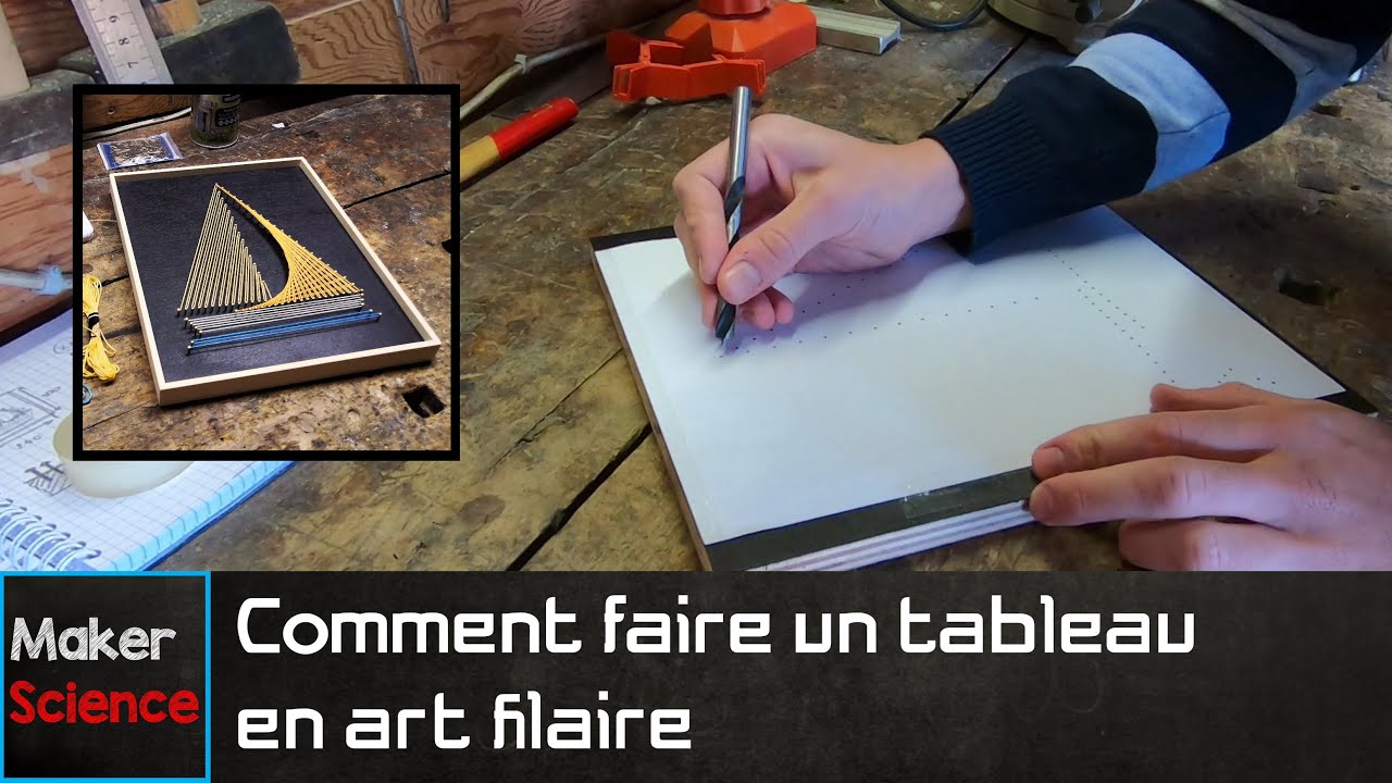 #DIY Comment faire un tableau décoratif en art filaire