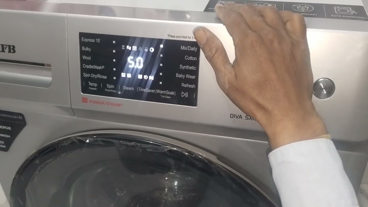 DIVA SXN 6kg IFB front loader washing machine || installation / Demo || best washing machine || #IFB