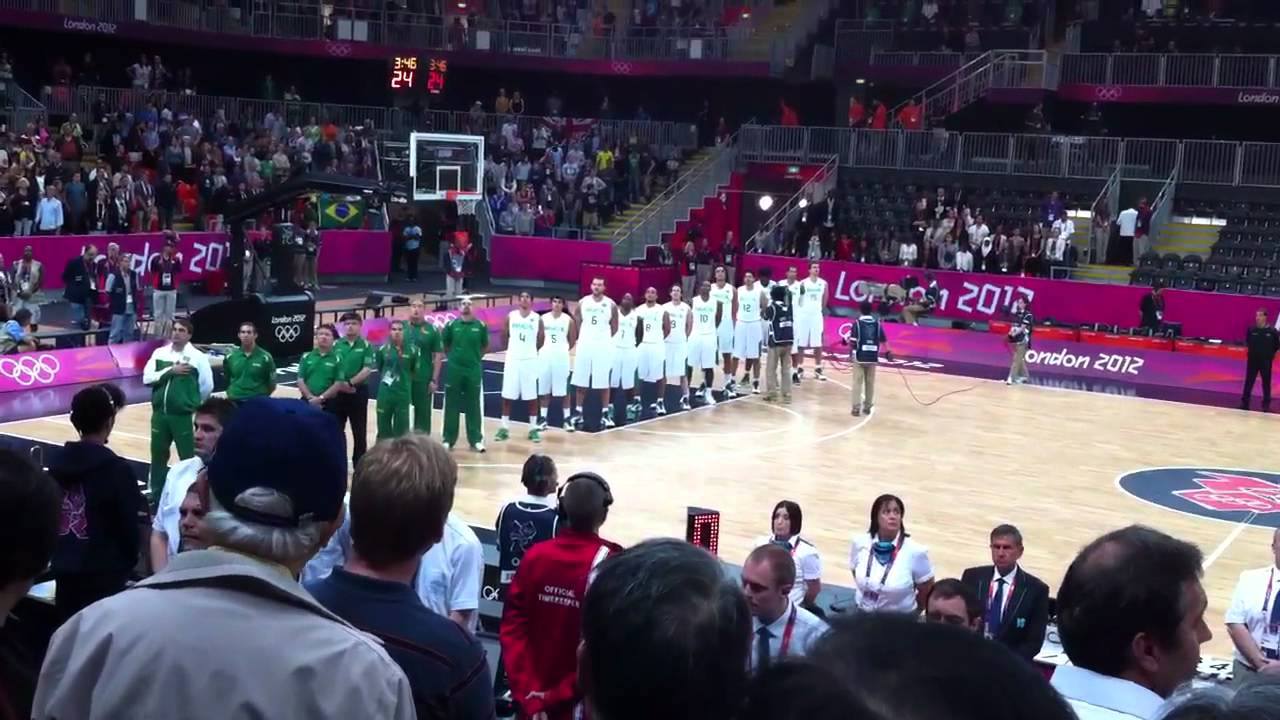London 2012 Olympics Brazil v Australia Mens Basketball 