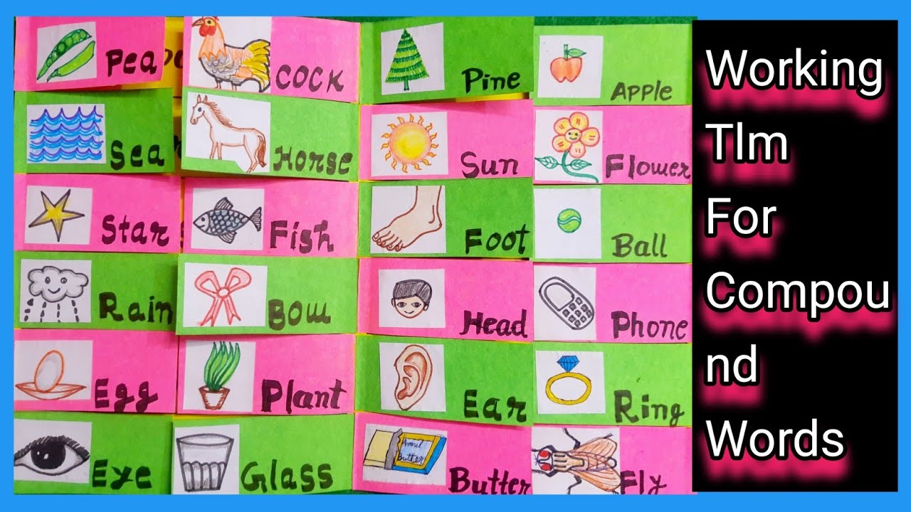 Tlm for English | Compound word tlm  | Tlm | Working tlm | English tlm | @alokeducationlife