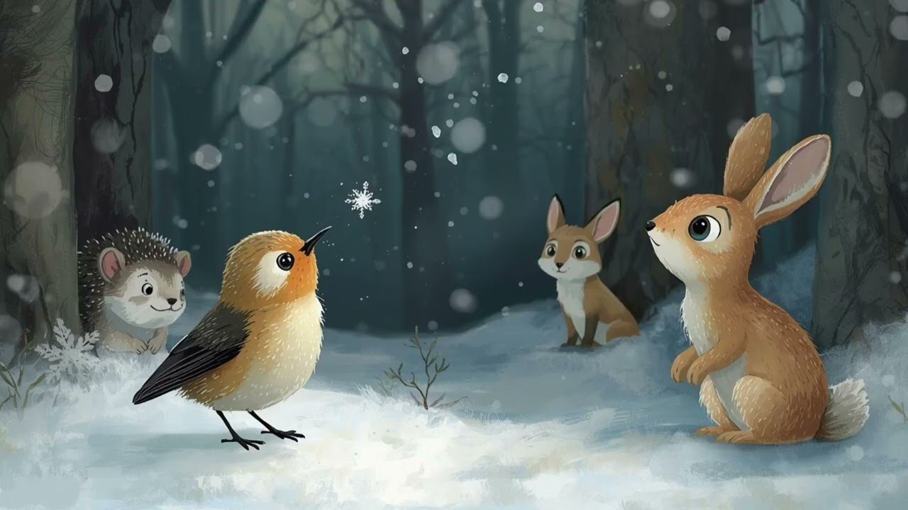 Zimná audiorozprávka : Ako zvieratká objavili sneh ❄️