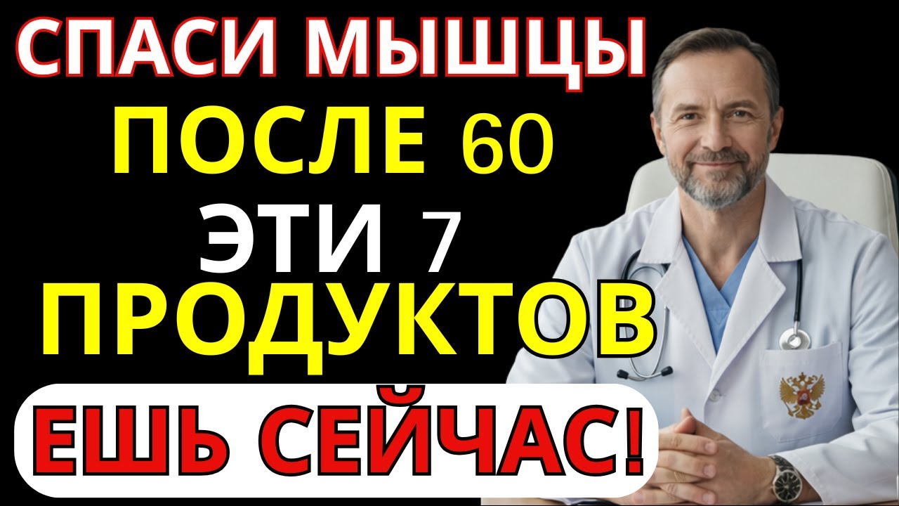 После 60 мышцы исчезают каждый год: 7 продуктов, которые их сохраняют и возвращают силу| СОВЕТ ВРАЧА